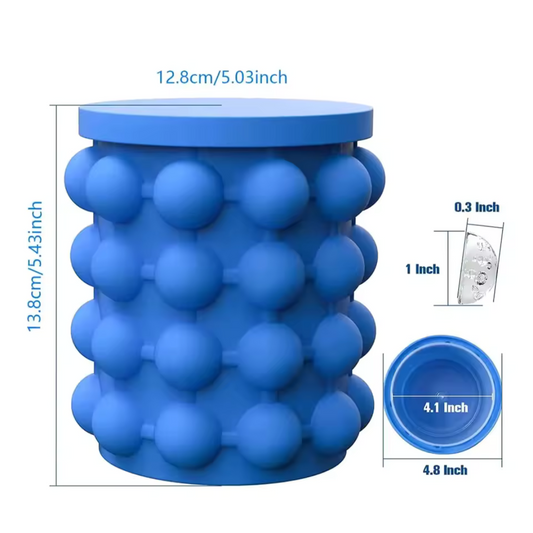 Cubeta y Hielera Portátil de Silicona